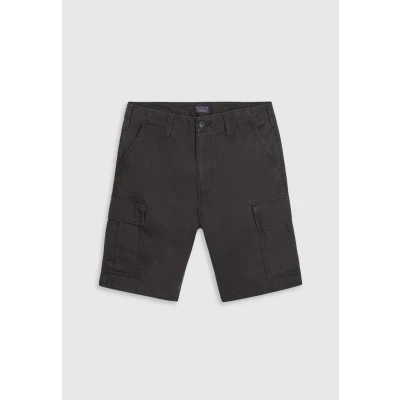 Afbeelding van Levi&#039;s heren Carrier loose fit korte cargobroek met klepzakken in de kleur Zwart, maat: 30