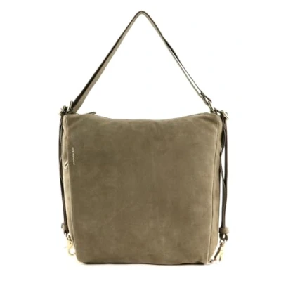 Afbeelding van MANDARINA DUCK Leren Schoudertas Mellow Velvet Crossover Taupe Bruine
