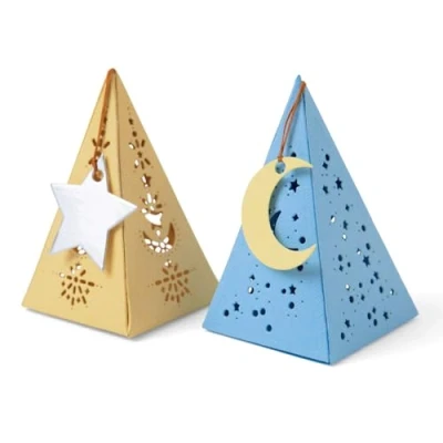 Afbeelding van Sizzix Thinlit 665184 stanssjablonenset, 7 delig, motief: hemel, meerkleurig, Eén maat