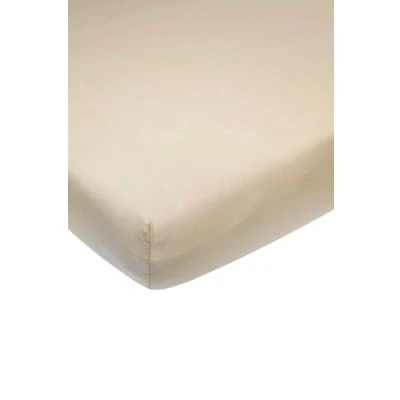 Afbeelding van Meyco Home Uni hoeslaken tweepersoons sand 140x200cm