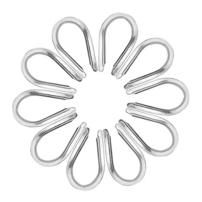 Afbeelding van IMAGINE 10 stuks kabelschoenen (stijl: 3 mm M3; 4 M4; 5 M5) hartvormig 304 roestvrij staal (3 mm)