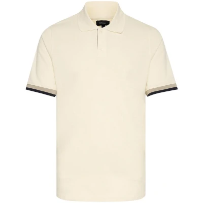 Afbeelding van MATINIQUE Mascout Polo Stripe Polo&#039;s &amp; T shirts Heren shirt Beige Maat S