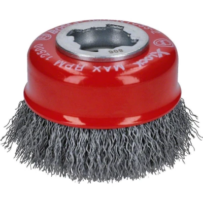Afbeelding van Bosch Accessories 2608620725 Komborstel X LOCK Clean for Metal, 75 mm, 0,3 gegolfde staaldraad 1 stuk(s)