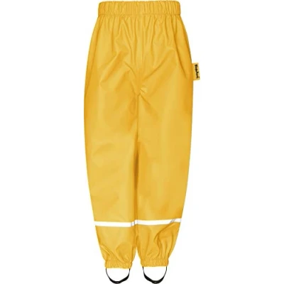 Image de Playshoes Pantalon Boue, Salopette de Pluie, sans Doublure Mixte Enfant, Jaune, 86