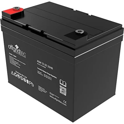 Afbeelding van Offgridtec® AGM zonneaccu, 32 Ah 20 HR 12 V, extreem cyclusbestendig