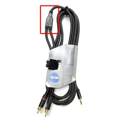 Afbeelding van Proel CHLP215LU3 Professionele Y kabel Yongsheng 3,5 mm stereo jack naar 2 cinch vergulde contacten, 3 m, zwart