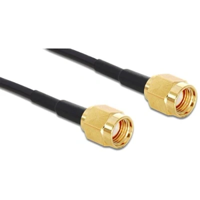 Afbeelding van RP SMA (m) kabel RG174 50 Ohm / zwart 0,30 meter