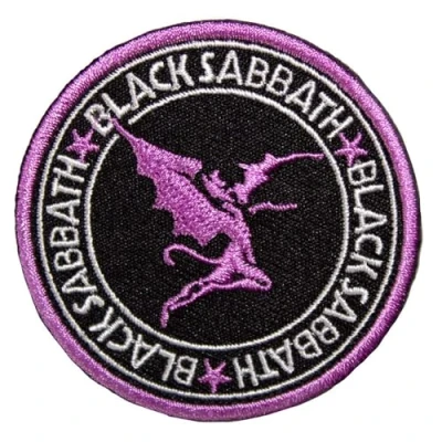 Afbeelding van Black Sabbath Daemon Circle Patch Zwart