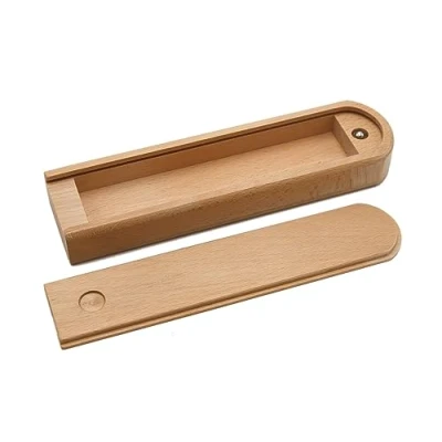 Afbeelding van Paintersisters® Jule Pennenbox, 23 x 61 2,3 cm, van fijn gelakt beukenhout, met drukvast en goed gesloten deksel voor eenvoudig glijden