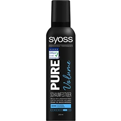 Afbeelding van Syoss Pure Hold Styling Foam 3 x 250 ml