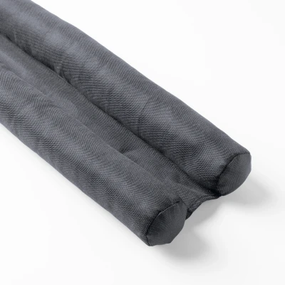 Afbeelding van Dutch Decor TITO Tochtrol dubbele tochtstopper 80x16x5 cm Charcoal Gray antraciet