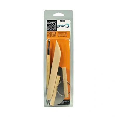 Afbeelding van Pébéo Gedeo 4 tools modellering kit pottenbakkerij volwassenen lichaam menselijke spiegel sculptuur toon. esthetisch. keramiek