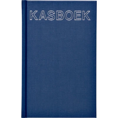 Afbeelding van Kasboek 103x165mm 192blz 1 kolom blauw