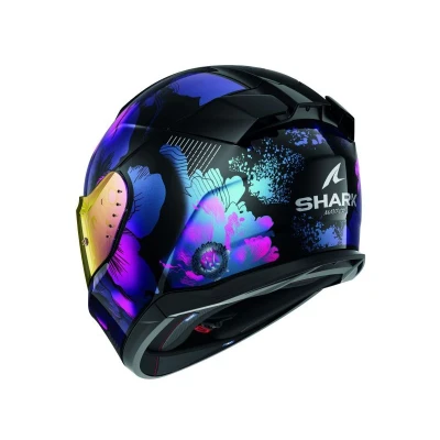 Afbeelding van Shark motorhelm D SKWAL 3 MAYFER Black Violet Glitter Maat XS