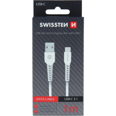 Afbeelding van Swissten Kevlar USB naar C kabel 1 M