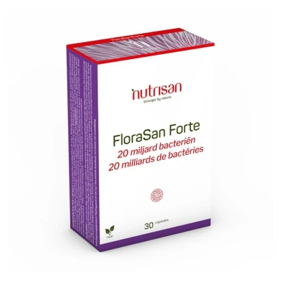 Image de Nutrisan Florasan Forte 30 Gélules Végétales