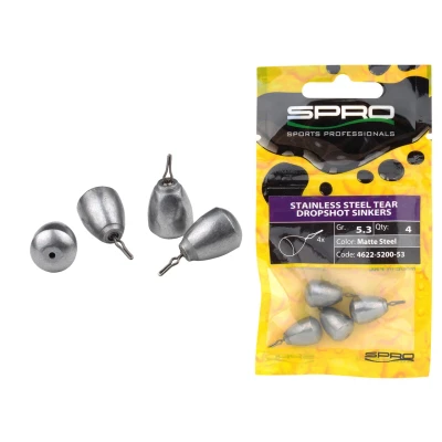 Afbeelding van Spro Stainless Steel Dropshot Sinkers 10,6g Loodvervanger