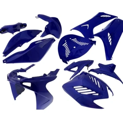 Afbeelding van Plaatwerkset special rossi aerox blauw DMP 11 delig