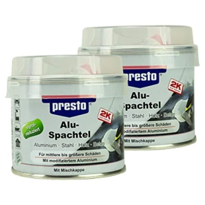 Afbeelding van Presto 2 x 600351 vulspatel 250 g aluminium polyester stuks