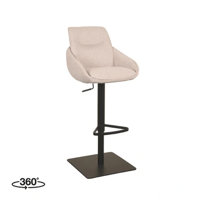 Afbeelding van LABEL51 Barkruk Beauty Naturel Boucle