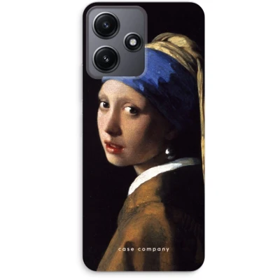 Afbeelding van Case Company® hoesje geschikt voor Xiaomi Redmi 12 The Pearl Earring Soft Cover Telefoonhoesje Bescherming aan alle Kanten en Schermrand