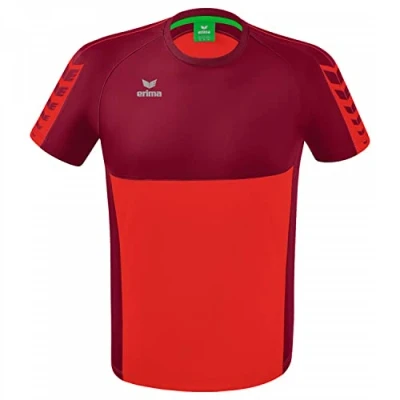 Afbeelding van ERIMA Six Wings T shirt rood/bordeaux / 164