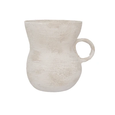 Afbeelding van Urban Nature Culture Relaxed Vaas 24 Cm Gebroken Wit