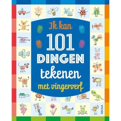Afbeelding van Ik kan 101 dingen tekenen met vingerverf