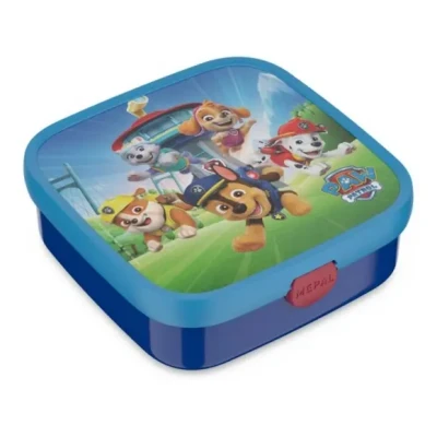 Afbeelding van Mepal bento lunchbox groot Campus 2x 200 + 1250 ml Inclusief 2 uitneembare lekdichte bentobakjes &amp; vorkje Paw Patrol Pups