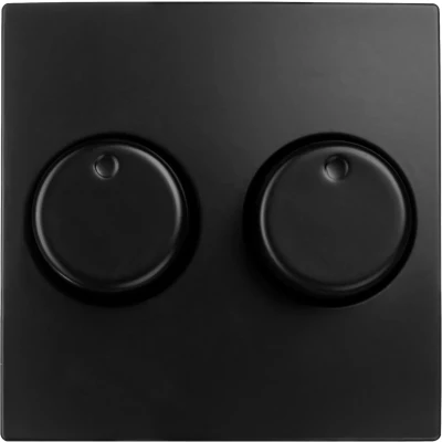 Afbeelding van Centraalplaat ION Industries E1 (Dimmer, Duo, Mat zwart)