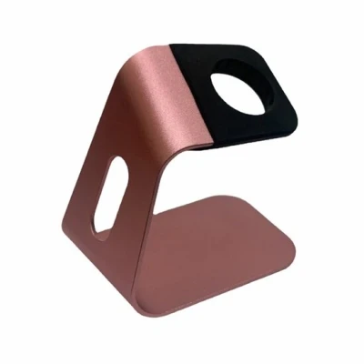 Afbeelding van Apple watch houder Aluminium Dock station Rosé goud Geschikt voor