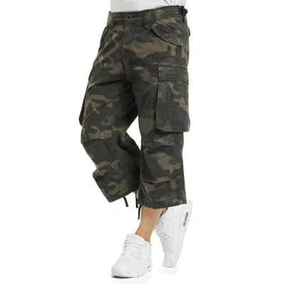 Afbeelding van Brandit Shorts Industry Vintage 3/4 in Darkcamo XL