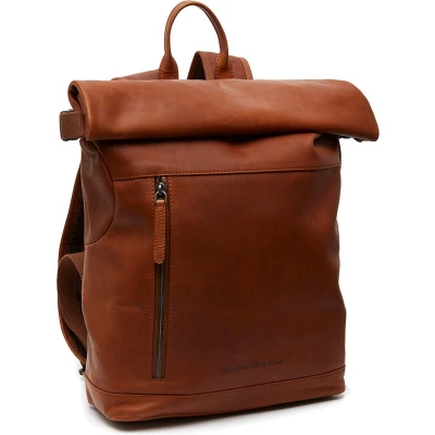Afbeelding van The Chesterfield Brand Leren Rugzak Cognac Mazara