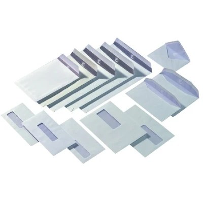 Afbeelding van Envelop Quantore 114x229mm venster 4x11cm rechts zelfk 50st