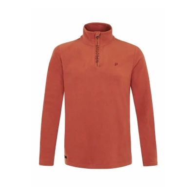 Afbeelding van Protest Perfecto Fleece trui, Heren, Maat: Large, Brick orange