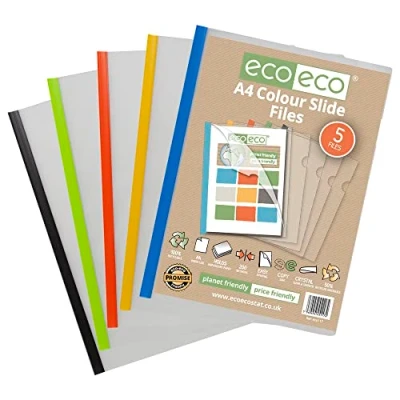 Afbeelding van eco Eco117 x 4 transparante hoezen, A4, 50% gerecycled, 20 stuks