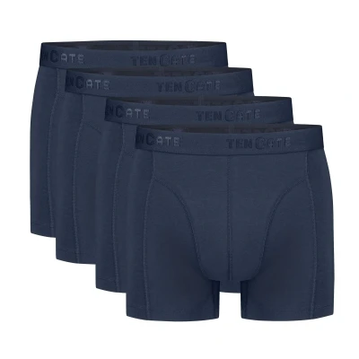 Afbeelding van Ten Cate Basics shorts navy 4 pack voor Heren Maat L