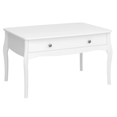 Afbeelding van Salontafel Baroque 98 cm breed in wit