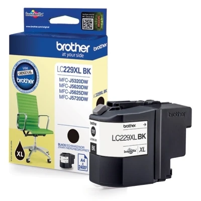 Image de Brother cartouche lc 229xlbk noir (ca. 2400 pages) sadapte mfc j5620dw, j5625dw, j5720dw lc229xlbk