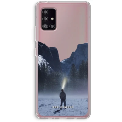 Afbeelding van Case Company® hoesje geschikt voor Samsung Galaxy A51 5G Wanderlust Soft Cover Telefoonhoesje Bescherming aan alle Kanten en Schermrand