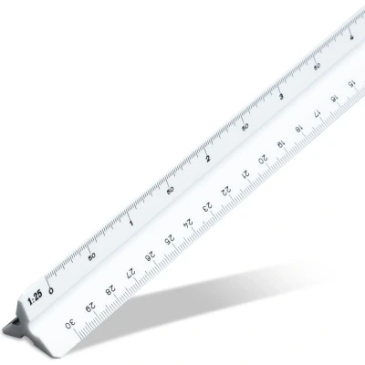 Afbeelding van Aristo schaalstok 30 cm 1 : 20 25 50 75 100 125 AR 1314/3