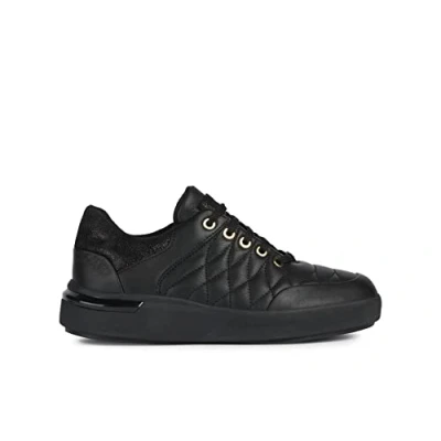 Afbeelding van Geox D Dalyla Sneakers laag, Dames, Maat: 36, Black Leer