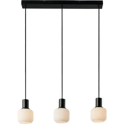 Afbeelding van Nordlux Milford Mini 3 Rail hanglamp zwart