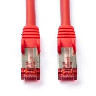 Afbeelding van Netwerkkabel Cat6 S/FTP 10 meter (100% koper, LSZH, Rood)
