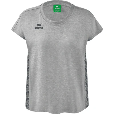 Afbeelding van Essential Team T shirt dames licht grey melange/slate / 42