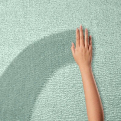 Afbeelding van Zacht Vloerkleed Lior Mintgroen (wasbaar 30C) 200x290 Cm