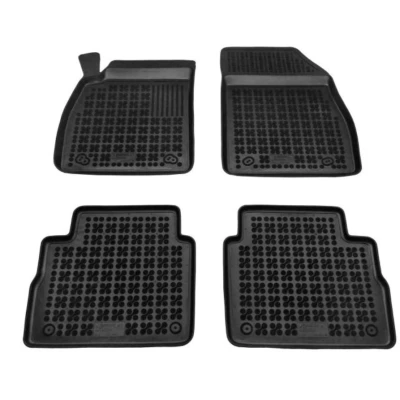 Afbeelding van REZAW PLAST 202603 Vloermatset Rubber voor en achter Zwart SUBARU: Forester IV