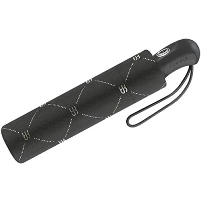 Afbeelding van ESPRIT Monogram paraplu, Automatische zakparaplu, Modern en stijlvol