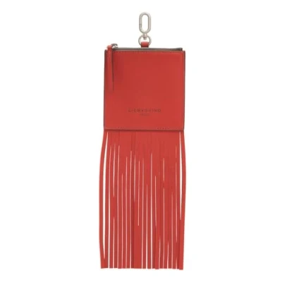 Afbeelding van LIEBESKIND BERLIN Leren Utensil zak Francis Pendant Square Passion Rood