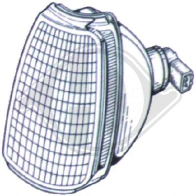 Afbeelding van DIEDERICHS 2202073 Knipperlichten Wit Links PY21W VOLKSWAGEN: Polo II Coupe